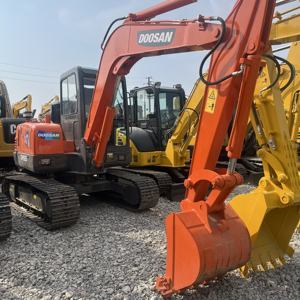 Escavatore DOOSAN DH55 idraulico cingolato usato escavatore asta di seconda mano 5 tonnellate escavatore - Product Image 2