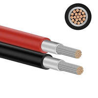 Cable Solar Marca Leader de 6 mm 10 AWG, Cable Eléctrico de Corriente Continua para Paneles Solares