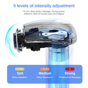 Pistola de masaje de calidad <span class=keywords><strong>superior</strong></span> ampliamente utilizada, pistola de confort, masajeador de mano para relajación muscular de cuerpo completo - Product Image 5