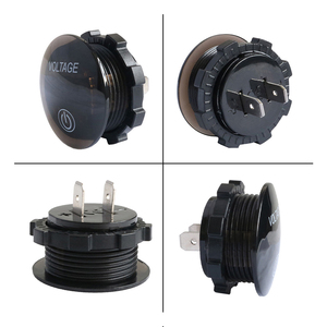 12V LED kỹ thuật số vôn kế không thấm nước điện áp đo <span class=keywords><strong>Meter</strong></span> Pin Tester kỹ thuật số cảm ứng hiển thị bảng điều chỉnh 1920x1080 Độ phân giải - Product Image 3