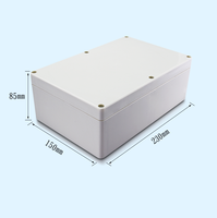 IP65 scatola di giunzione in plastica impermeabile con cerniere fabbrica fai da te custodia esterna custodia elettronica in plastica