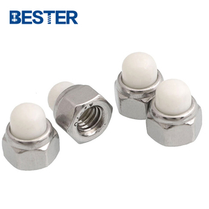 <span class=keywords><strong>M5</strong></span> M6 M8 M10 304 Thép Không Gỉ Màu Đen Trắng Nylon Nhựa Đầu Nylon Chèn Hex Acorn Dome End Cap <span class=keywords><strong>Nut</strong></span> - Product Image 4