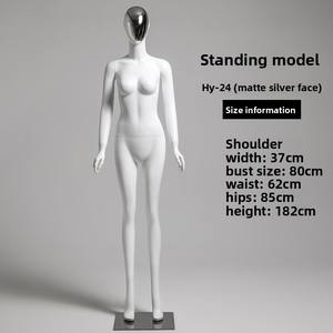 Maniquí femenino de cuerpo completo de gama alta, modelo ficticio, soporte, nueva tienda de ropa, maniquí de exhibición de ventana - Product Image 5