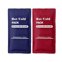 Compresse de gel chaud et froid réutilisable de qualité médicale, douce et confortable, soulagement des douleurs musculaires, stérile, Bingfan 27x15.5cm