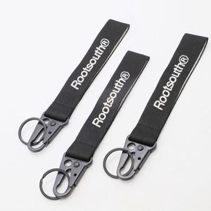Wholesale Custom Jacquard Keychain <b>Lanyard</b> Tactical Style <b>Polyester</b> Wrist Strap for Streetwear Brand Promotional Swag - Product Image 1
