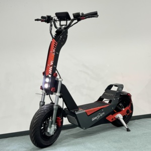 Geofought F8 Foldable Electric Scooter 72V 30-60Ah Battery 60-180KM Long Range 16 Inch Big Tire Adult E Scooter <b>with</b> QS Motor - Product Image 4