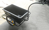 150kg de charge pliable vélo Cargo stockage chariot à bagages et bagages vélo camping-car remorque utilitaire pour enfants et animaux de compagnie
