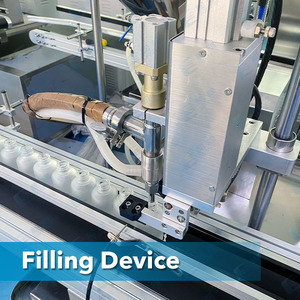 Hoàn toàn tự động bơm bánh sô cô la dán nước sốt nhựa máy rót chai sô cô la lây lan Máy chiết rót - Product Image 3