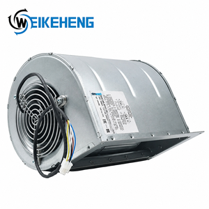 Ventilateur centrifuge D2E133-<span class=keywords><strong>CI33</strong></span>-56 230V AC à double entrée, souffleur à pales courbées vers l'avant pour refroidissement d'armoires CVC avec moteur M2E068-CF et boîtier - Product Image 1