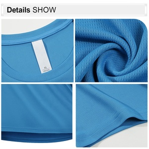 Bán Buôn Tùy Chỉnh In Đồng Bằng Trống <span class=keywords><strong>100</strong></span>% <span class=keywords><strong>Polyester</strong></span> Thể Thao Phòng Tập Thể Dục Chạy Nhanh Khô T Áo Sơ Mi Cho Nam Giới - Product Image 4