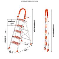 Échelle pliante en aluminium à usage intensif et durable personnalisée, design moderne, pour événement sur scène, supermarché, gymnase, rampe de levage extérieure