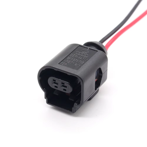 8K0973702 otomotiv kadın 2 pinli konnektör elektrik VW AUDI Skoda Seat için araba kabloları demeti pigpig - Product Image 5