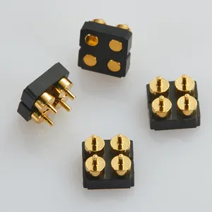 Low-cost 4pin Pitch2.54mm H3.7mm Pogo Pin Connectors Test Probe Pins For Car Navigation