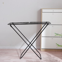 Nouvelle promotion vente extérieur pliable en métal cintre étendoir à linge, étendoirs suspendus pour vêtements