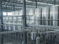 Équipement de brassage industriel 3000L 30BBL 30HL avec cuve de fermentation à enveloppe glycolée en acier inoxydable 304