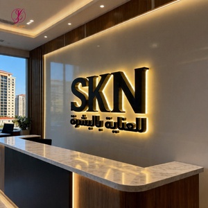 ป้ายร้านเสริมสวยแบบมีไฟส่องหลัง 3 มิติ ป้ายหน้าร้าน LED ป้ายเรืองแสงสำหรับร้านเสริมสวย พร้อมไฟสีขาวอบอุ่นสำหรับสปาและร้านทำ<span class=keywords><strong>ผม</strong></span> - Product Image 2