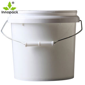 Seau en plastique Seau à peinture 13KG Couvercle détachable Support personnalisation Seau en plastique 13L avec couvercle - Product Image 3