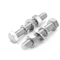 Ensemble de boulons et d'écrous à vis hexagonale extérieure en acier inoxydable 304 Accessoires complets Vis longue