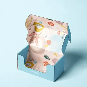 定制薄纸蛋糕盒无菌包装纸箱，用于午餐面包和饼干开斋节礼品盒