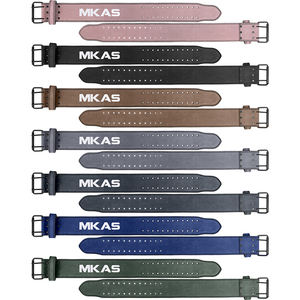 MKAS toptan Unisex özel spor eğitimi 10Mm spor deri ağırlık kaldırma kemer dana geniş halter kemeri - Product Image 6