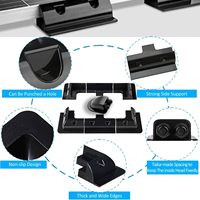 Support de montage d'angle pour panneau solaire en ABS noir de haute qualité, sans perçage, pour camping-car, caravane, bateau