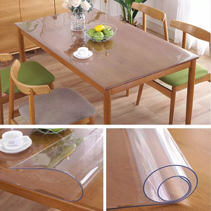 Tùy chỉnh kích thước Độ dày rõ ràng tấm <span class=keywords><strong>PVC</strong></span> CuộN <span class=keywords><strong>PVC</strong></span> Khăn trải bàn không thấm nước - Product Image 2