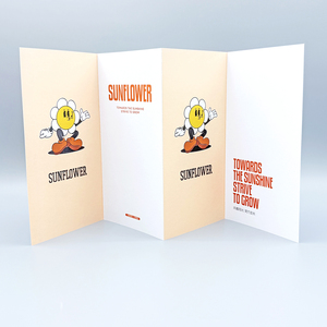 Sản xuất tùy chỉnh tráng giấy không thấm nước bưu thiếp Flyer in ấn A4 A5 7 inch video kỹ thuật số Brochure - Product Image 1