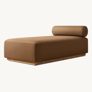 Muebles de Exterior Modernos y Lujosos, Conjuntos de Jardín, Silla de Descanso, Tumbona, Muebles de Madera para Piscina, Tumbona de Teca - Product Image 2