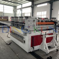 Mehrschichtige Co-Extrusionslinie für WPC-PVC-Schaumplatten mit Verschiedenen Oberflächenveredelungen