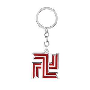 Collar con el Logotipo de la Banda <span class=keywords><strong>Manji</strong></span> de <span class=keywords><strong>Tokyo</strong></span> Revengers, Joyería de Metal Rojo de Doble Cara, Pendientes, Llavero con el Logotipo de la Banda <span class=keywords><strong>Manji</strong></span>, Regalo - Product Image 6