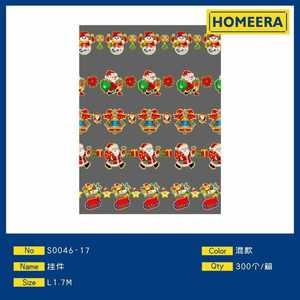 Pendant Aromatherapy Christmas Santa Ornament Mixed Styles Round Festival Decor - Product Image 3