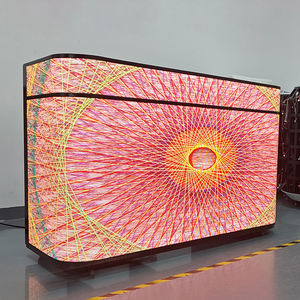 Installation artistique d'équipement de DJ avec un design créatif de cabine de DJ, effets visuels personnalisables pour les événements de festival - Product Image 1