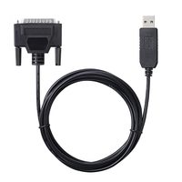 Véritable FT231XS Chip USB to DB25 Male 25-Pin RS232 Serial Cable for Fanuc CNC DNC Programming Mitsubishi PLC
