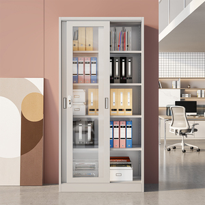 Thiết kế hiện đại nhỏ Kim Loại Tủ hồ sơ dọc thép Giải pháp lưu trữ chống cháy cho nhà văn phòng kinh doanh không gian tối ưu hóa - Product Image 2