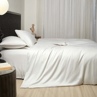 Ensemble de draps de lit en bambou tissé de luxe CHENHONG 300 fils, toutes saisons, housse de couette, taie d'oreiller, kit quatre pièces, personnalisable