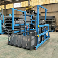 Plateforme de chargement et de déchargement hydraulique mobile, plateforme de levage de conteneurs de camions portables