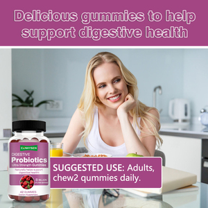 Ultra güçlü probiyotikler Gummies çiğneme probiyotikler doğal olarak yetişkinler için sindirim sistemi <span class=keywords><strong>8</strong></span> Bllion CFU desteği - Product Image 4