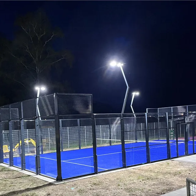 Hot Selling Customized 10*20M Full Panoramic Padel Court