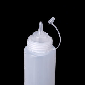 Wholesale 8oz plastic <b>squeeze</b> sauce <b>bottles</b> kitchen ketchup dispenser condiment <b>bottles</b> - Product Image 3