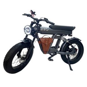 Vélo électrique tout-terrain à suspension intégrale avec pneus larges, cadre de vélo électrique 1200w, entrepôt UE - Product Image 1