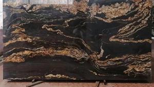 Đánh bóng Magma đen vàng <span class=keywords><strong>Granite</strong></span> nhà bếp Countertop với trang trí Đen <span class=keywords><strong>Granite</strong></span> phiến đá cẩm thạch cho nhà bếp - Product Image 4