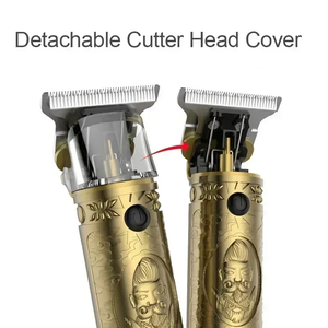 Máquina Cortapelos JM-700AL, Cuchilla en T de Acero Inoxidable, Afeitadora para Hombres, Recargable, la <span class=keywords><strong>Mejor</strong></span> <span class=keywords><strong>Recortadora</strong></span> de Pelo para Cabeza Rapada - Product Image 2