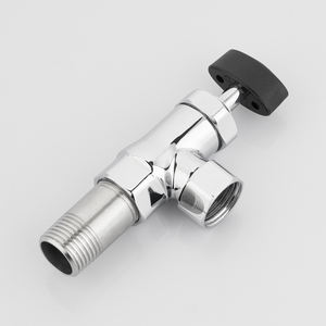 Langsam Öffnendes Kugelventil mit Winkelanschluss, Veredeltes Messing, Chrom-Finish, 20 Jahre Garantie, M1/2*M1/2 Anschluss, PN10 Druckventil - Product Image 3