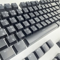 Personalized Translucent Thai Keycaps ABS Material OEM Profile Doubleshot Process Mechanical Keyboard Keycaps