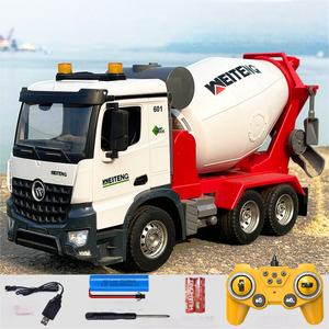 605A 1/14 11-channels <b>Remote</b>-<b>controlled</b> Mixer <b>Truck</b> Hot Selling Simulation Engineering RC <b>Truck</b> 2.4G - Product Image 3