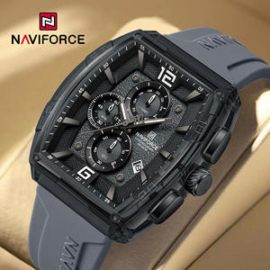 Orologio da <span class=keywords><strong>Uomo</strong></span> NAVIFORCE 6101 Nero, Resistente all'Acqua 5 Bar, Cronografo al Quarzo, Produzione Privata in Cina - Product Image 5
