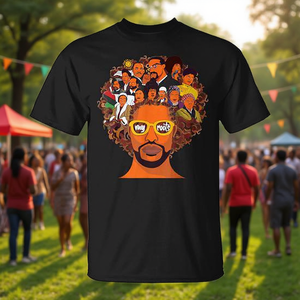 T-shirt « I Love My Roots Back » pour le Mois de l'Histoire des Noirs, fierté de l'ADN - Product Image 3