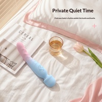 Le Ye Fabricant Vente en gros Vibrateur chauffant double extrémité à contrôle électrique, 50 décibels de bruit, pour masturbation féminine