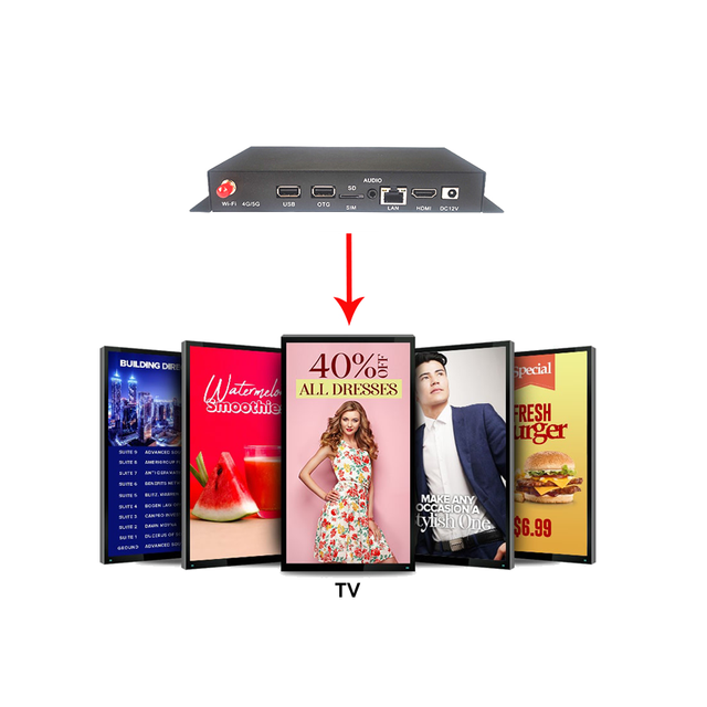 RK3566 Android Digital Signage Networked Advertising Media Player Box