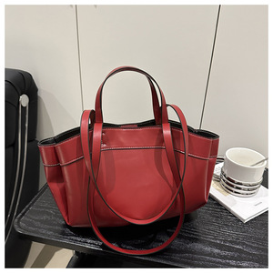 Nouveauté 2026 : <span class=keywords><strong>Sac</strong></span> fourre-tout grande capacité pour femme en <span class=keywords><strong>cuir</strong></span> PU <span class=keywords><strong>vintage</strong></span>, <span class=keywords><strong>sac</strong></span> à bandoulière 2-en-1 pour les trajets quotidiens - Product Image 3